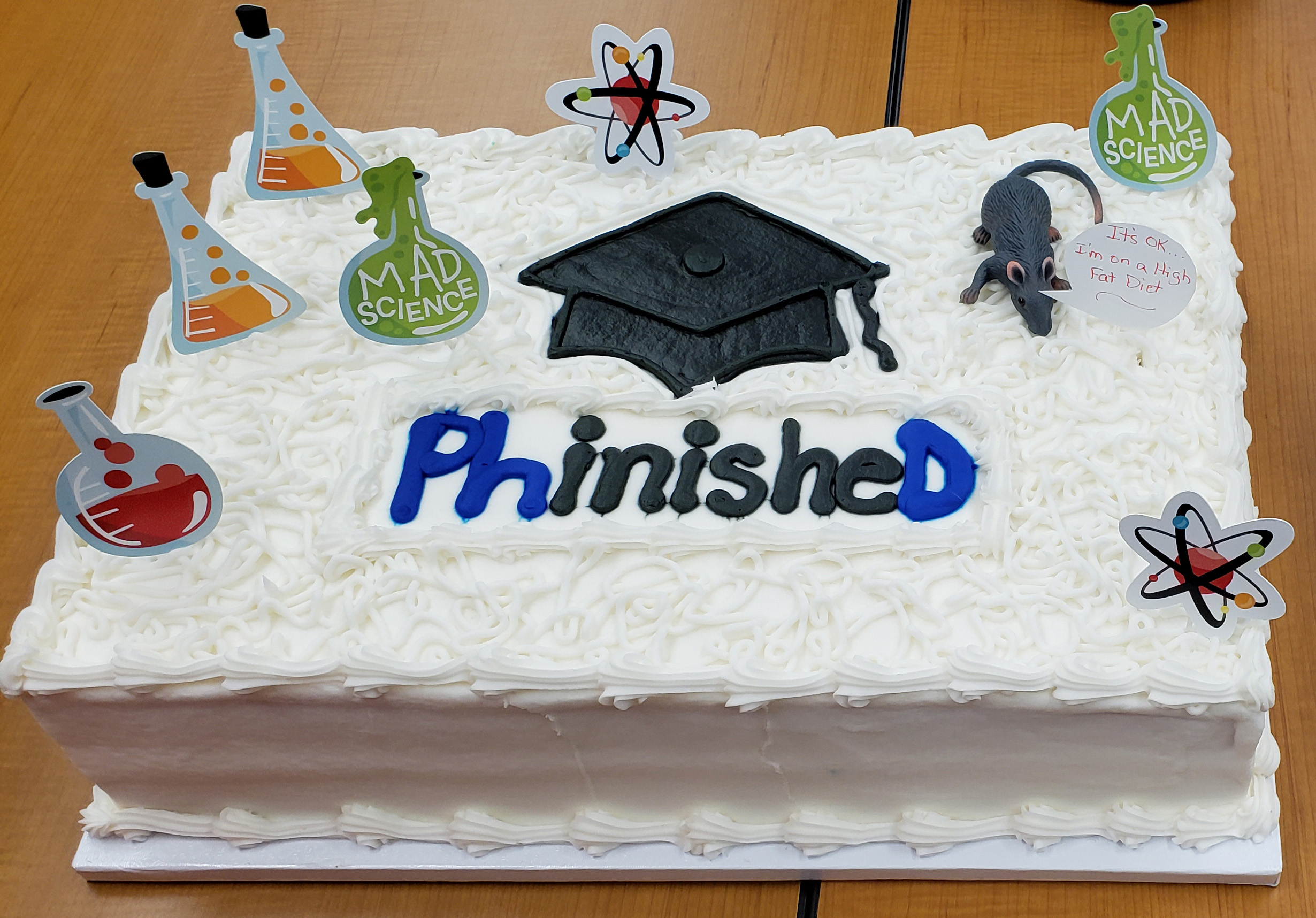 phinished cake