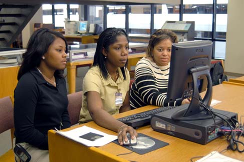 Study Group in the John P. Ische Library