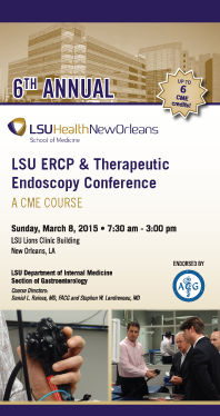 6th Annual ERCP and Thereapeutic Endoscopy Conference Brochure