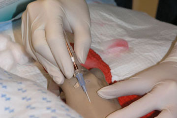 Science and Practice of Medicine 200: Clinical Skills Lab - 2nd Year Medical Students Starting IV’s