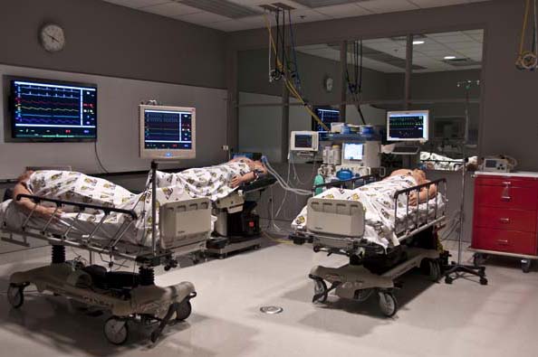 Isidore Cohn, Jr. MD Student Learning Center - Simulation Room 6 - Emergency Room / Intensive Care Unit