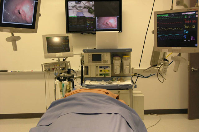 Isidore Cohn, Jr. Learning Center - Fully functional OR Simulation Laboratory with Quad Screen Capability