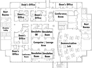 Center for Advanced Practice Floorplan