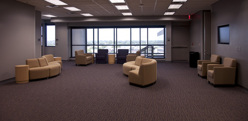 Lounge area in the Student Learning Center