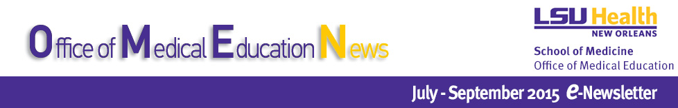Office of Medical Education News