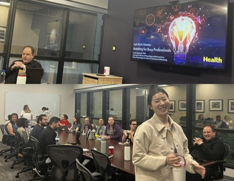 scenes from the Lunch and Learn