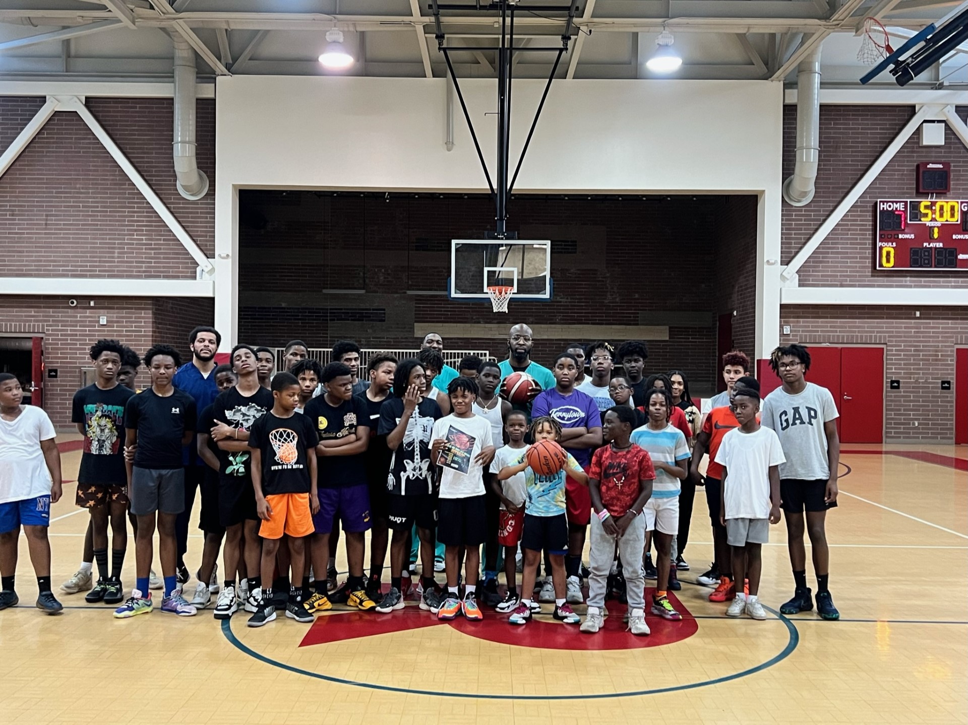 health and hoops with docs participants
