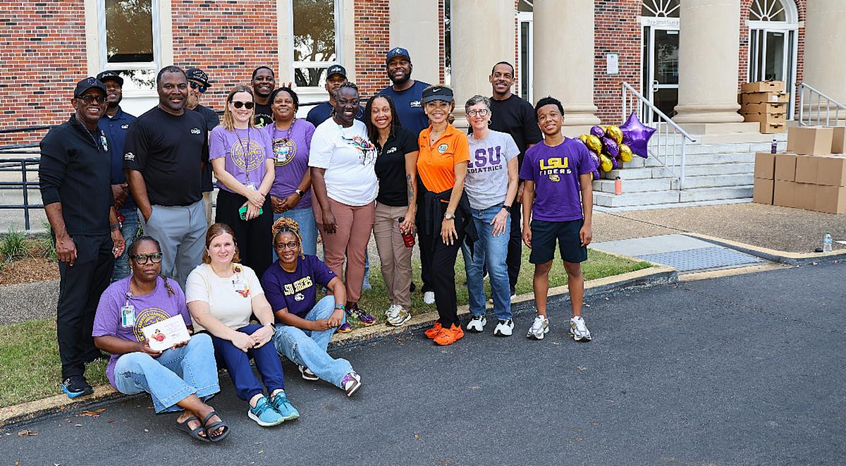 Pediatric department hosts food drive