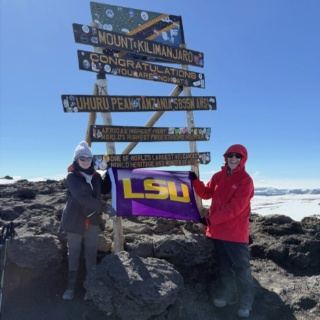 Drs. Chappuis and Curry summit Mt. Kilimanjaro