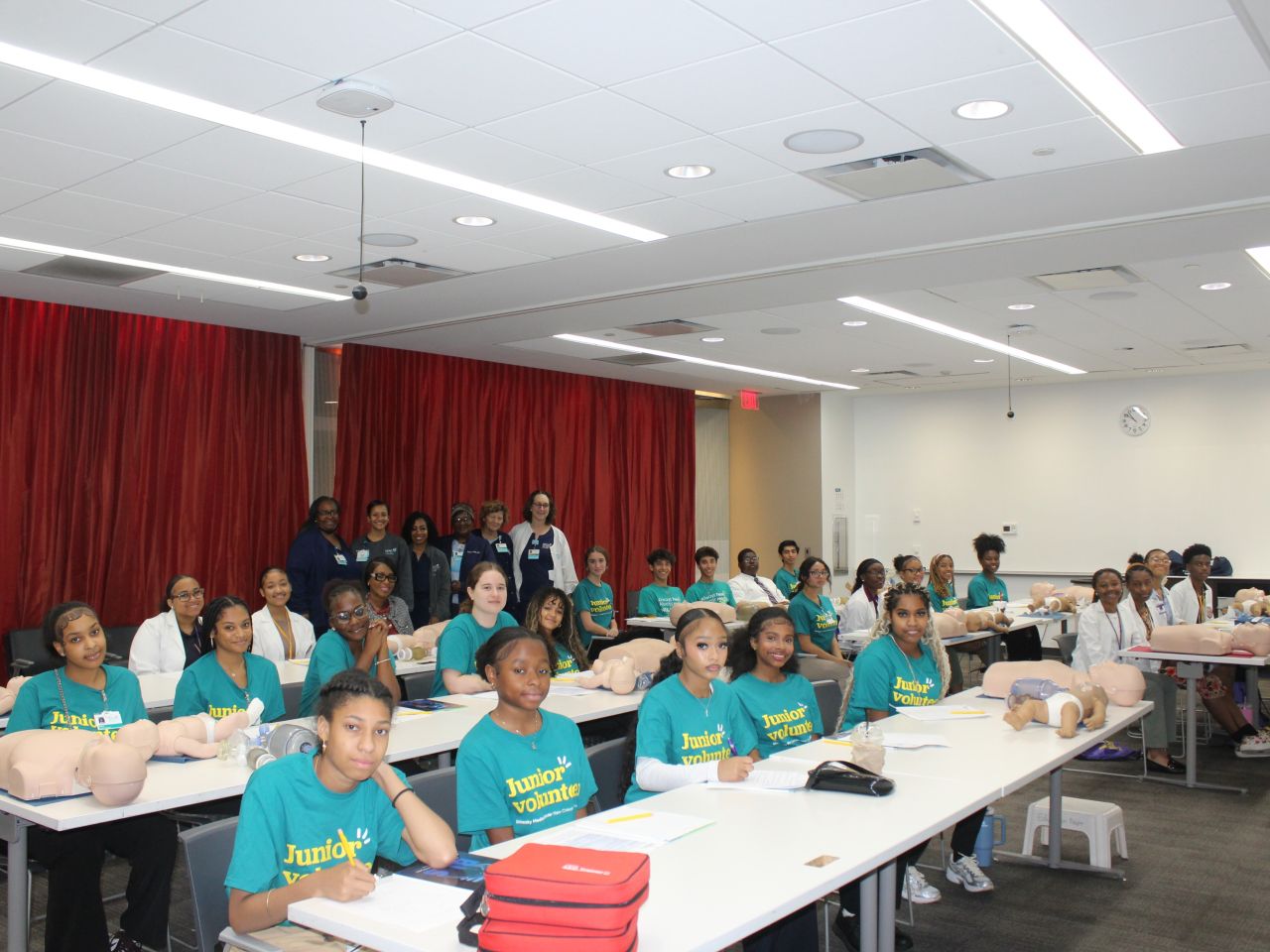 Students learn basic life support