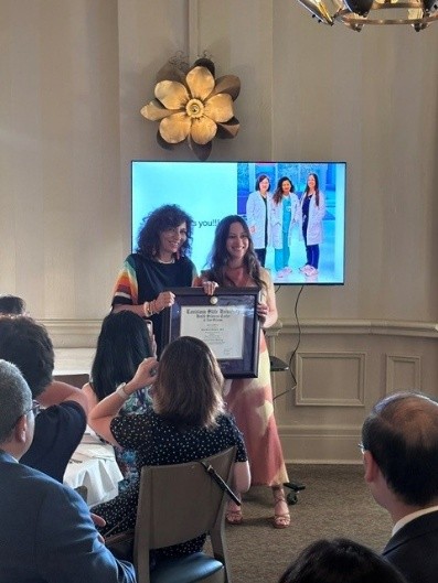 Dr. Julia Rivera-Sustache at recognition dinner