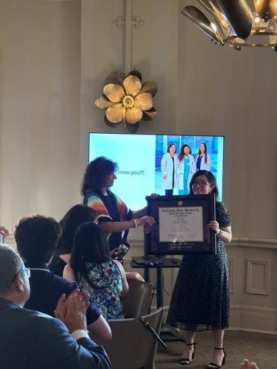 Dr. Haibo Wang at recognition dinner