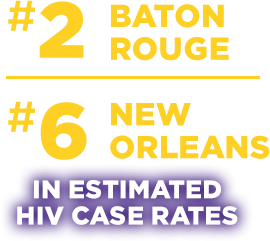 Louisiana AIDS & HIV STATS
