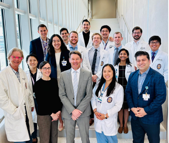 Dr. Paul Cederna, Chair of the Section of Plastic and Reconstructive Surgery, with the LSU Section of Plastic and Reconstructive Surgery