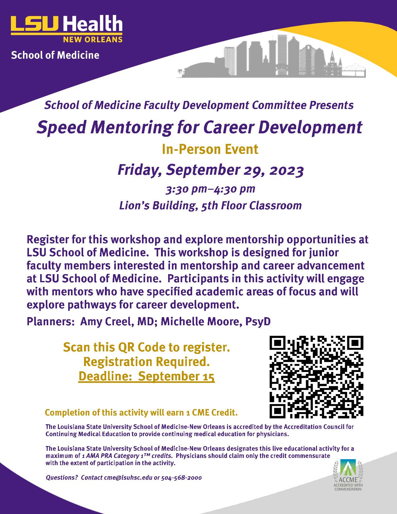 Speed Mentoring September 2023