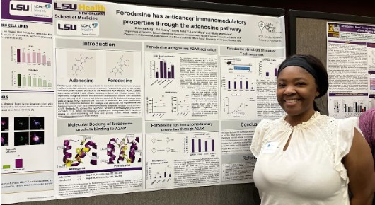 May 2025 - Brionna and Laura presented their work at the Louisiana Cancer Research Center annual Symposium