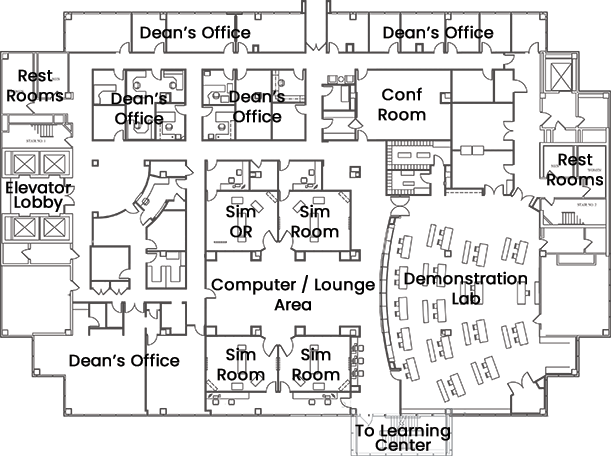 Center for Advanced Practice Floorplan