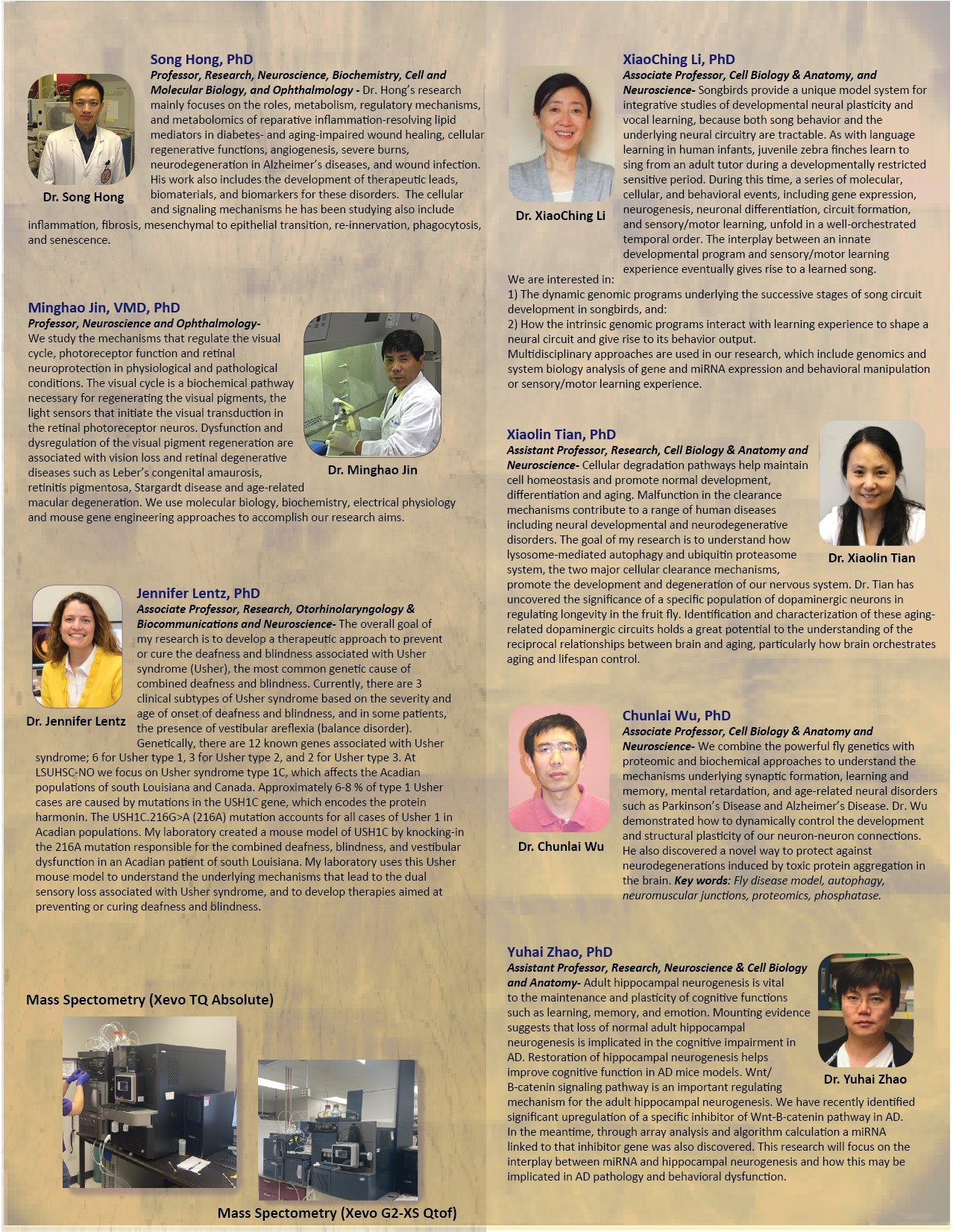 Third Page of Graduate Brochure