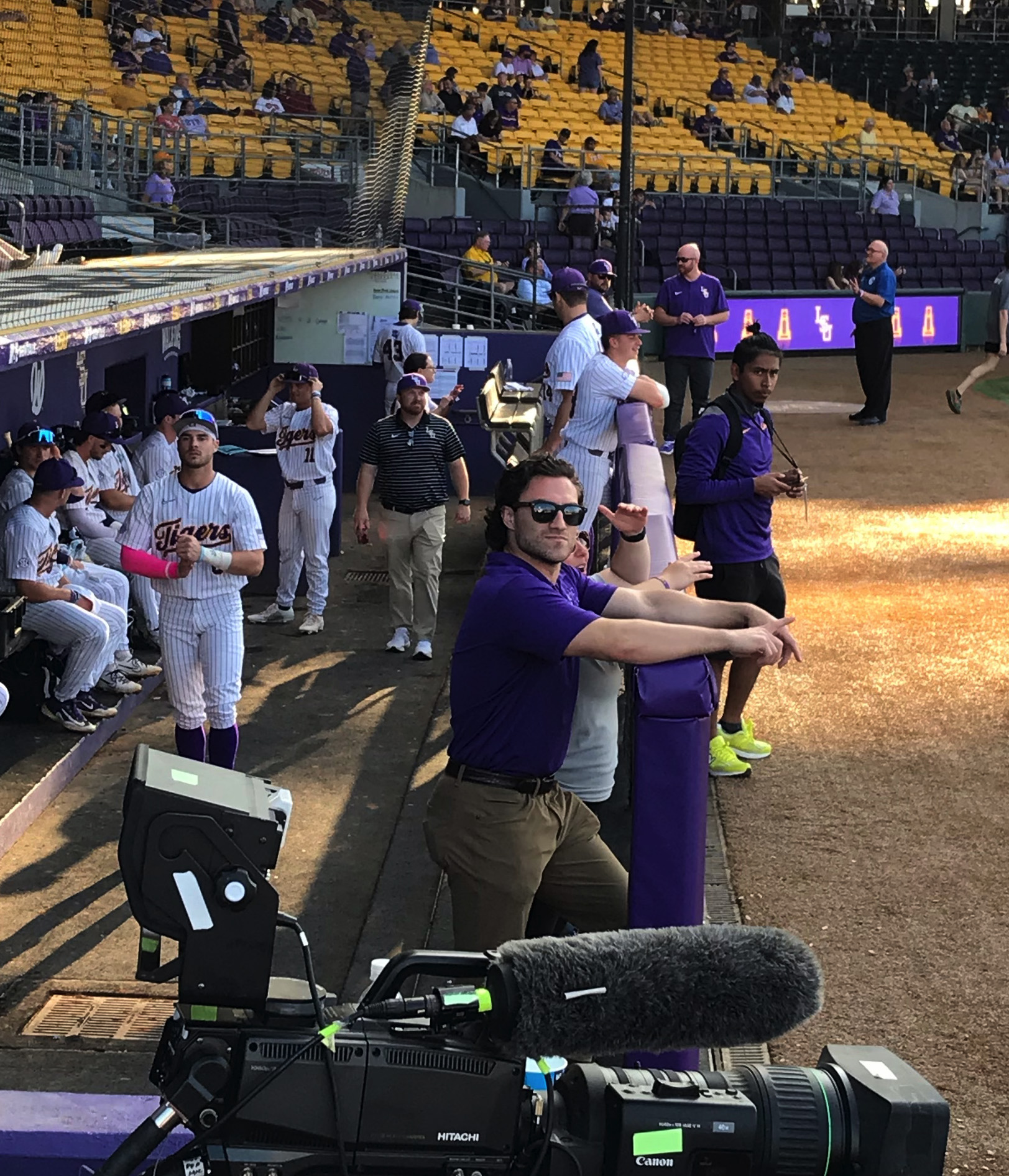 PGY5 Stuart Schexnayder on LSU Tiger Baseball Dugouts