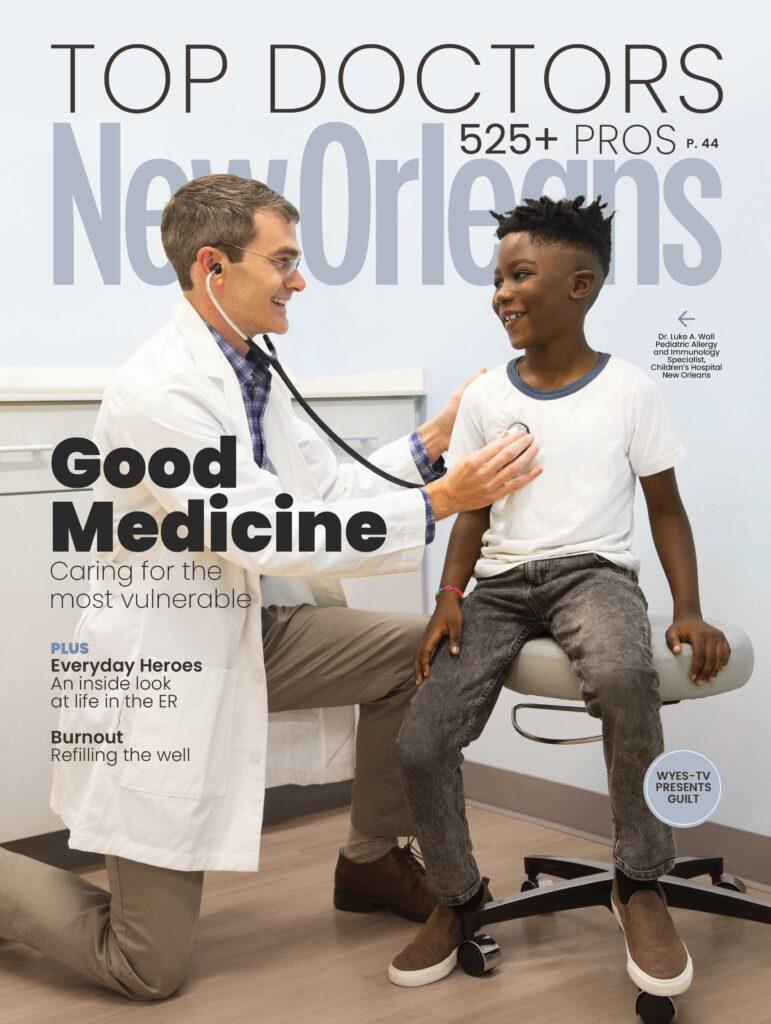 Cover of Magazine with Dr. Wall