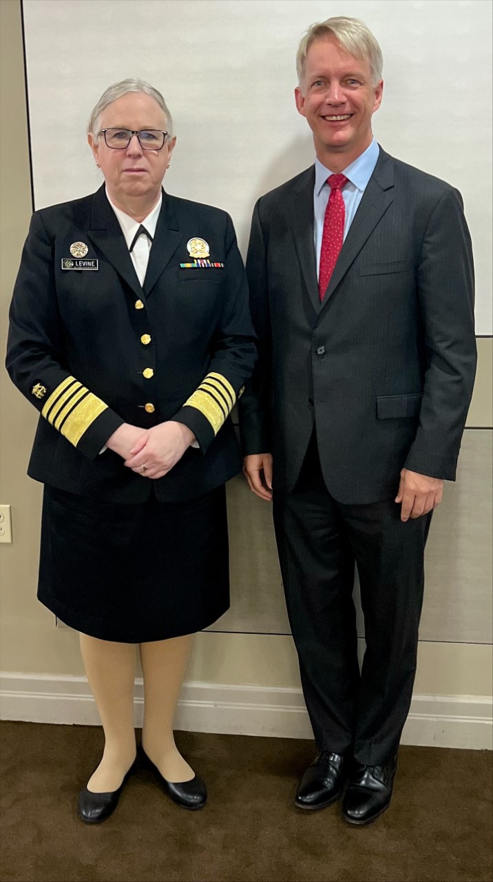 Dr. Springgate and Adm. Levine