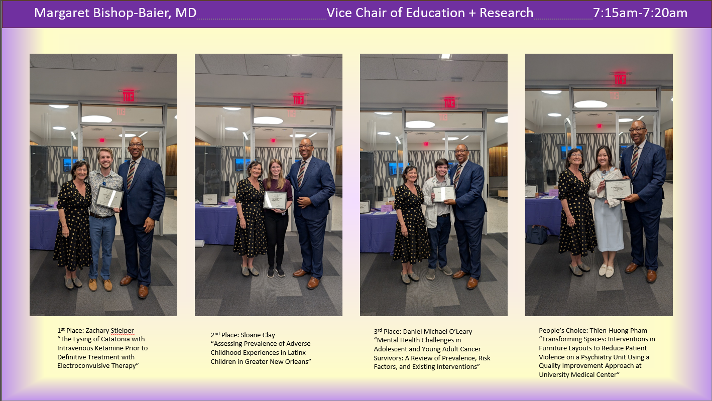 Psychiatry Department Holds Research Day