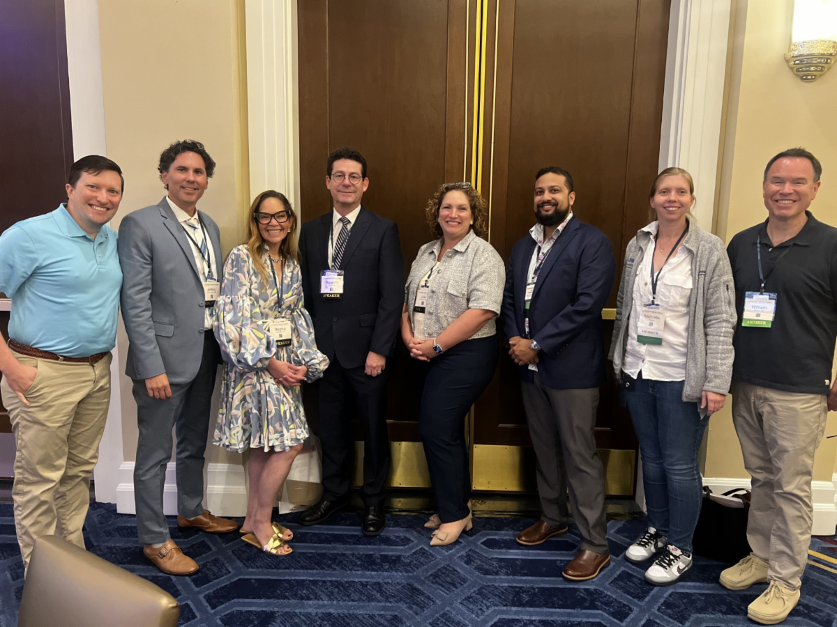 department faculty at pediatrics meeting