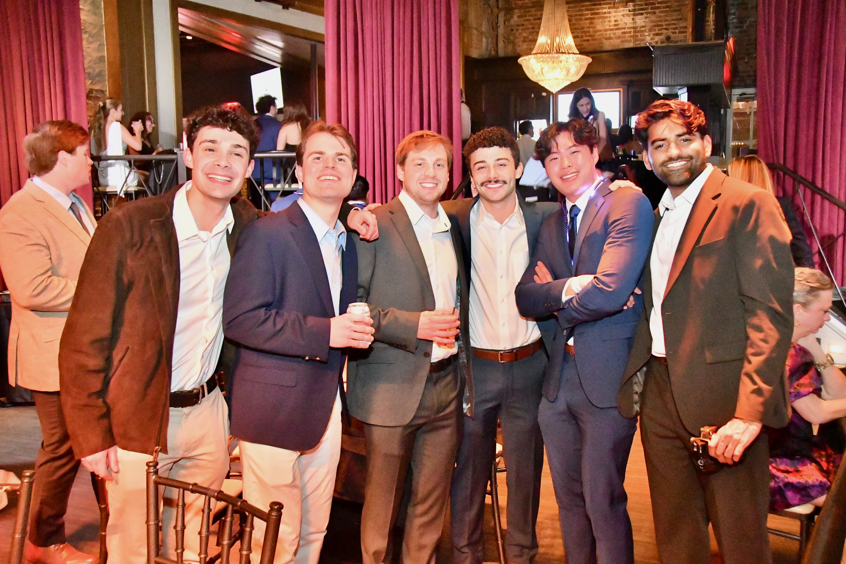 Large group of gala attendees