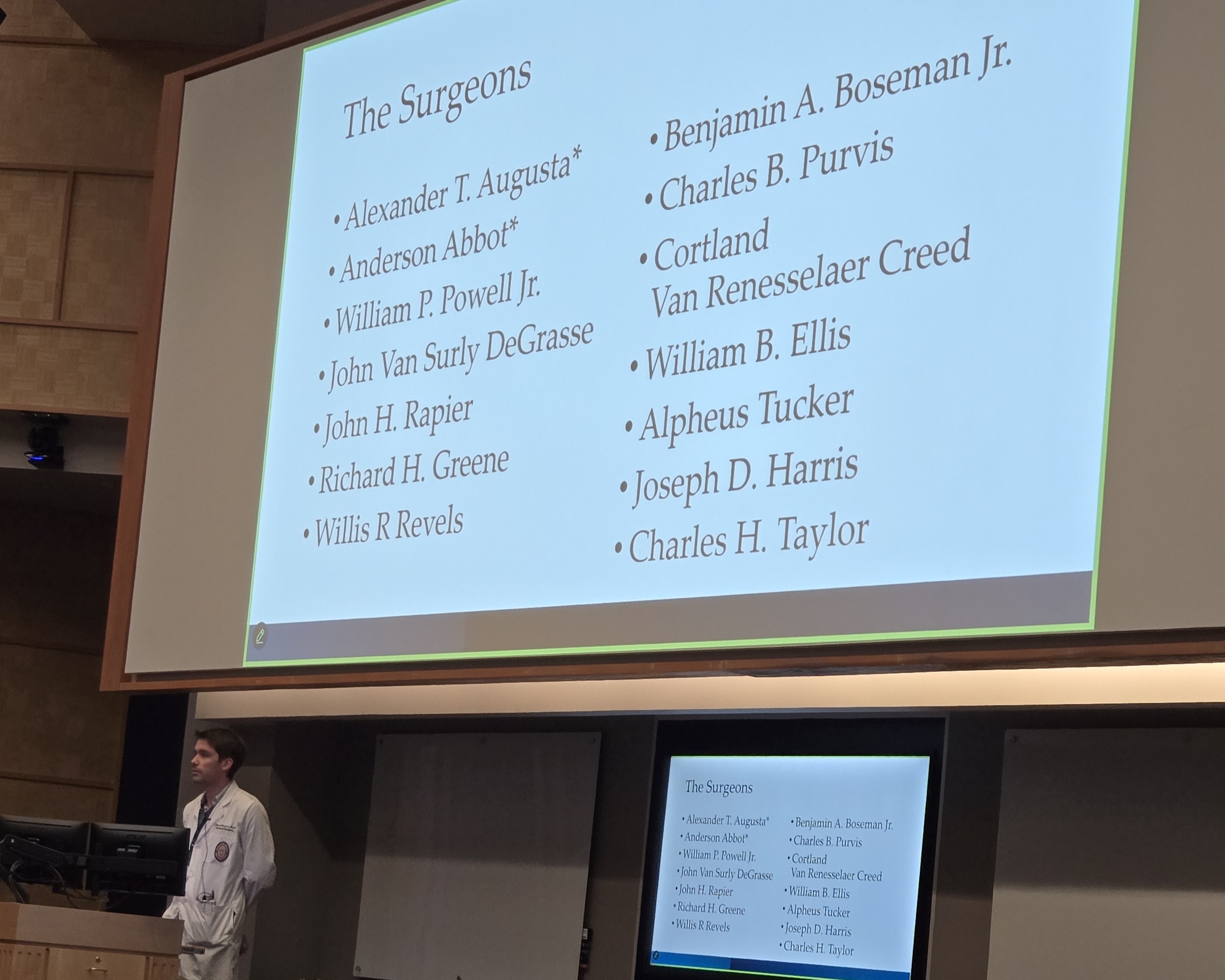 grand rounds presenter
